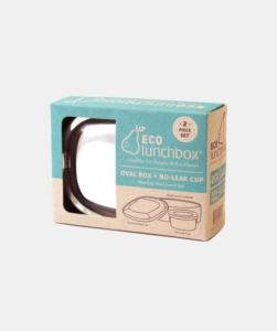 Oval & No-Leak Cup (2-Piece Set)